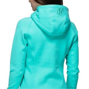 Lululemon Scuba Hoodie II Bali Breeze / Fresh Teal Size 8 Fits like 2-4